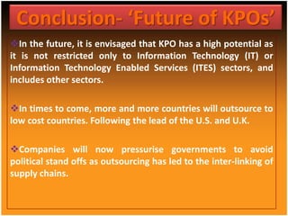 Knowledge process outsourcing | PPTX
