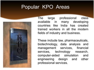 Knowledge process outsourcing | PPTX