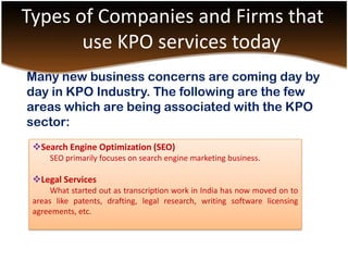 Knowledge process outsourcing | PPTX