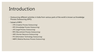 Knowledge process outsourcing | PPTX