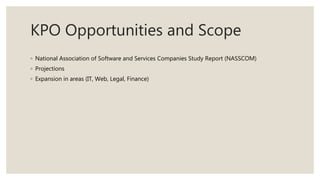 Knowledge process outsourcing | PPTX