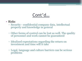 Knowledge process outsourcing ppt | PPTX