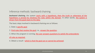 Knowledge representation and reasoning | PPTX
