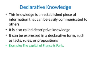 Knowledge Declar Knowledge Representation Part 3 with answers | PPTX