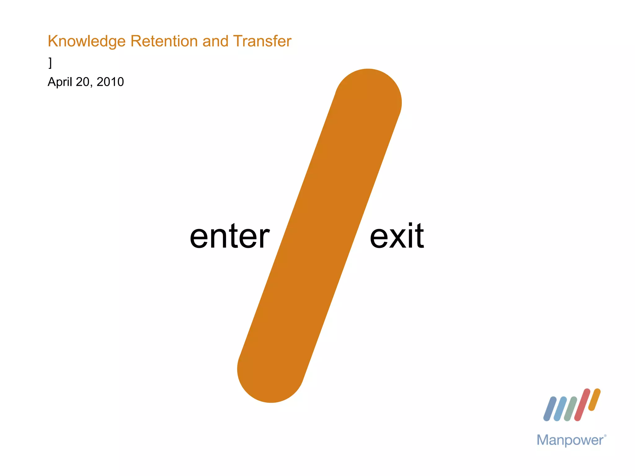 Knowledge Retention and Transfer | PPT