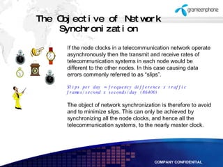 Synchronization in SDH network | PPT