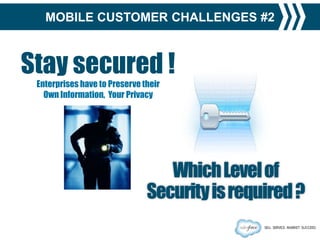 Stay secured !
Enterprises have to Preserve their
Own Information, Your Privacy

Which Level of
Security is required ?

 