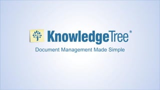 Document Management Made Simple
 