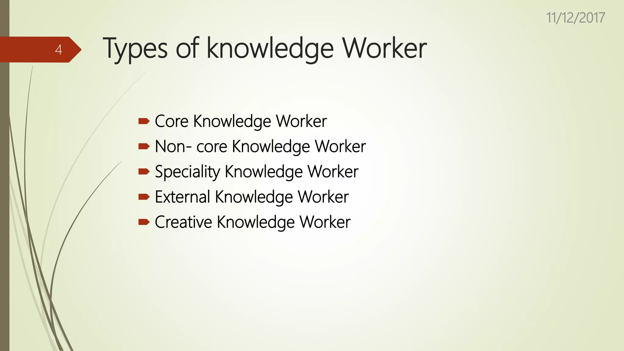 Knowledge worker | PPTX