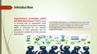 introduction to Knowledge organization Management | PDF