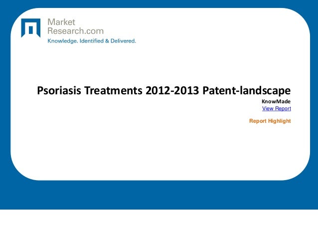 Psoriasis Treatments 2012-2013 Patent-landscape
KnowMade
View Report
Report Highlight
 