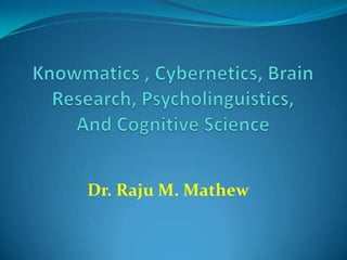 Dr. Raju M. Mathew
 