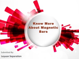 Know More
About Magnetic
Bars
Submitted By:
Leyuan Separation
 
