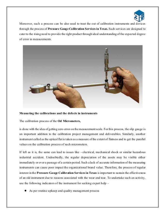 Know the calibration process of the od micrometers