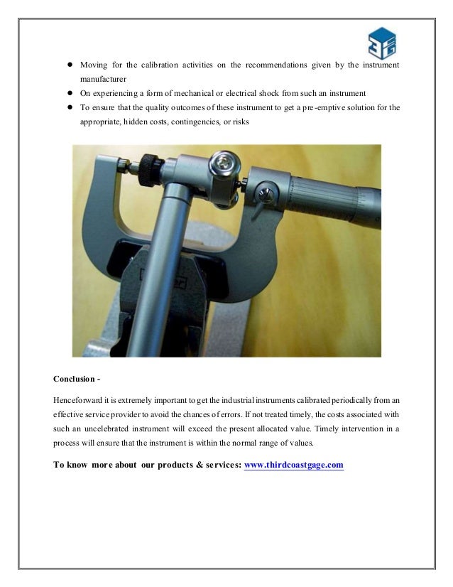 Know the calibration process of the od micrometers