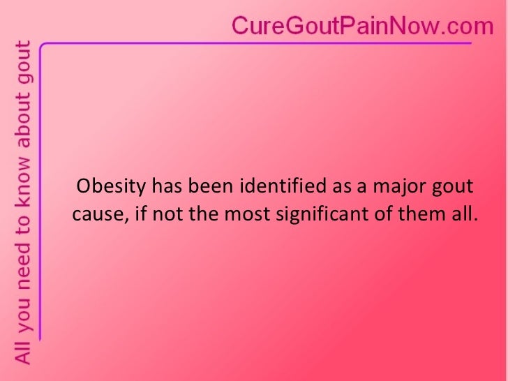 Know The Common Gout Causes