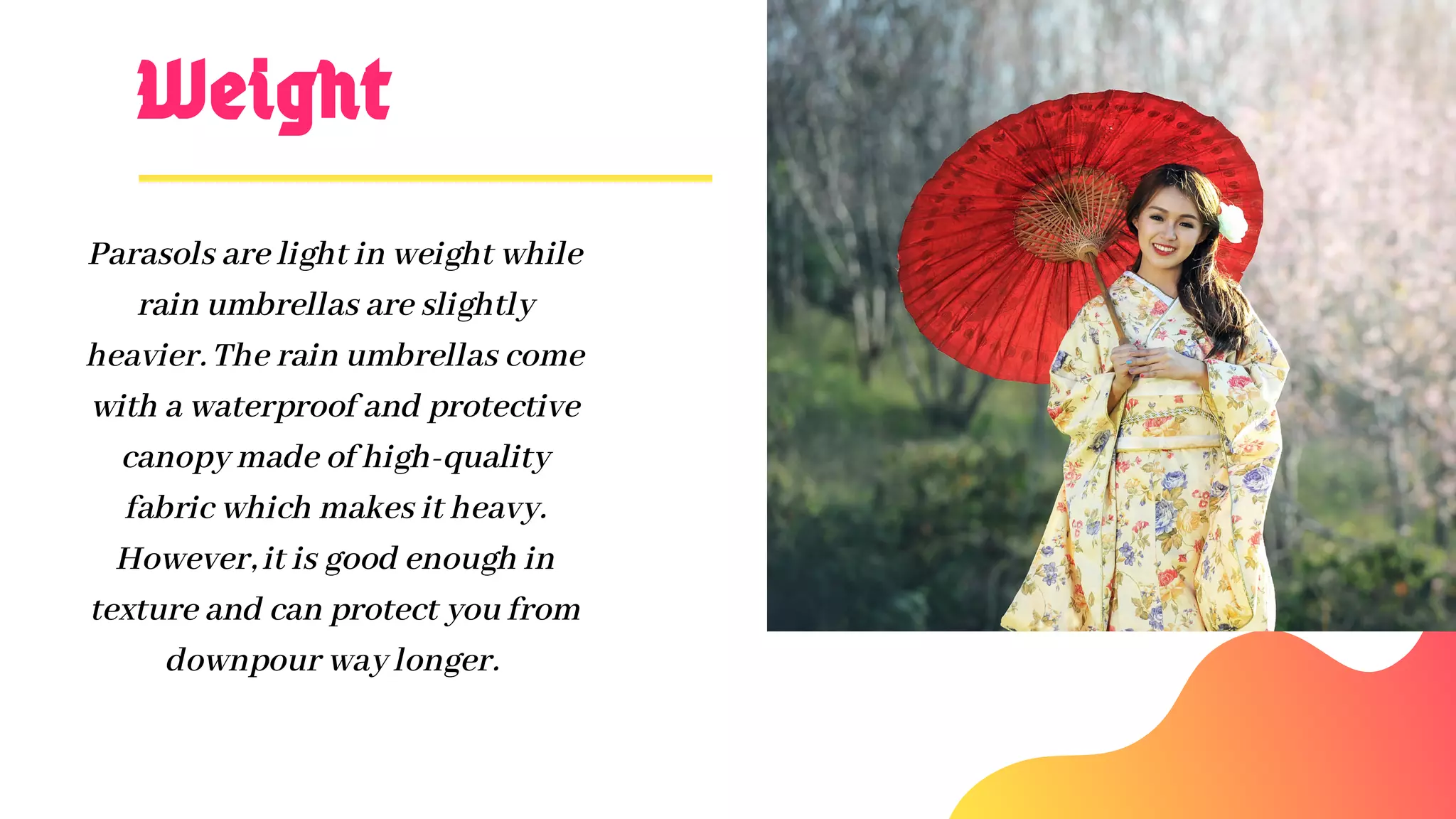 Know the Difference Between Rain Umbrella & Sun Umbrella