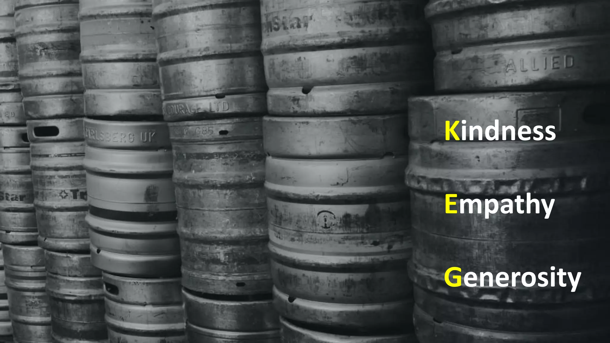 3 © 2016 CA. ALL RIGHTS RESERVED.
Kindness
Empathy
Generosity
 