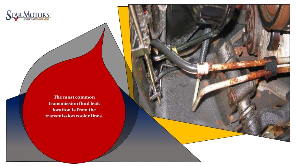 Signs Of Transmission Fluid Leak
