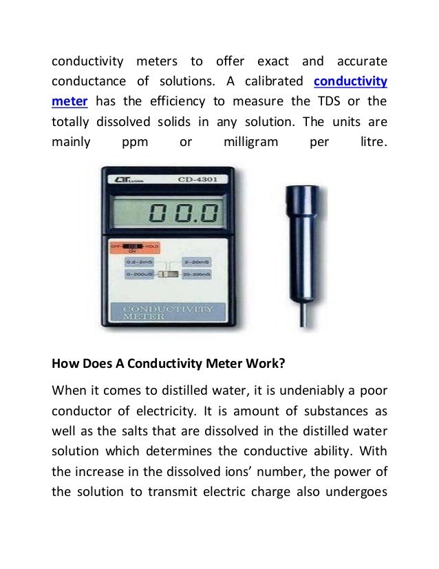 Know the Potential Applications of Conductivity Meter