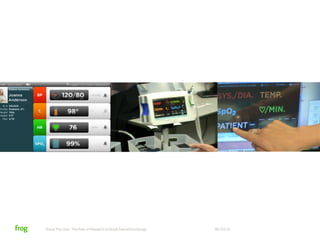 Know Thy User: The Role of Research in Great Interactive Design   06/23/12
 