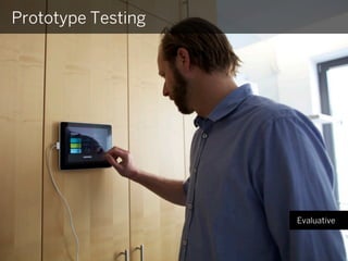 Prototype Testing




                    Evaluative
 