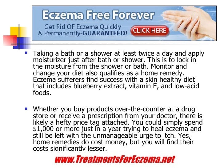 know why people choose home remedies for eczema