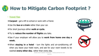 Know your Carbon Footprint !