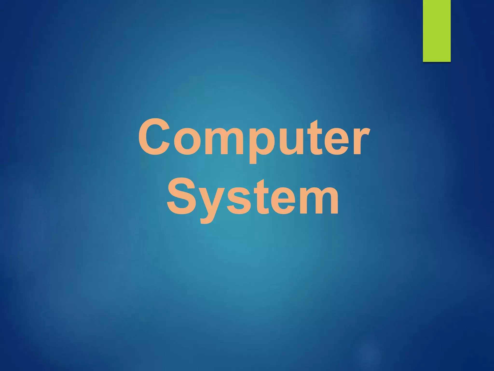 Computer
System