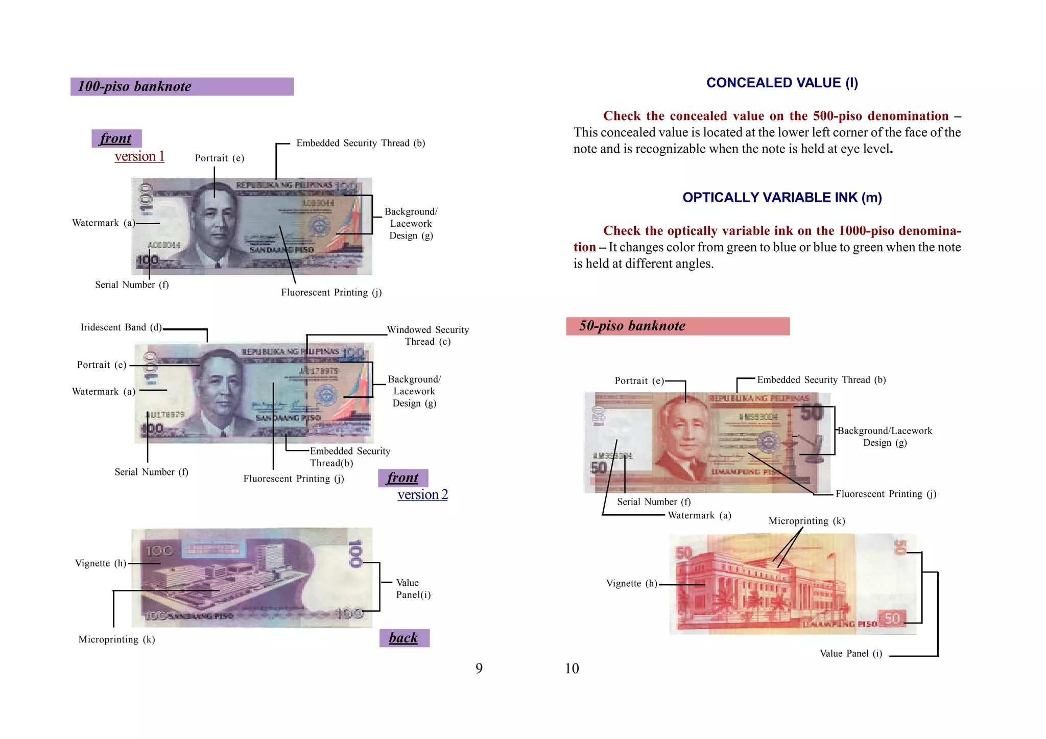 Know Your Currency: The Philippine Peso Bills | PDF
