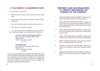 Uttering Criminal Code Know your currency | PDF
