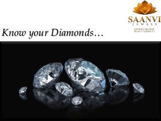 Know your Diamonds…
 