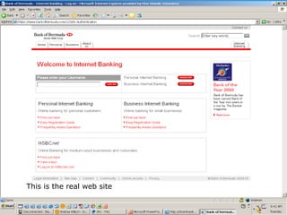 Copyright First Atlantic Commerce Ltd 2009 This is the real web site 