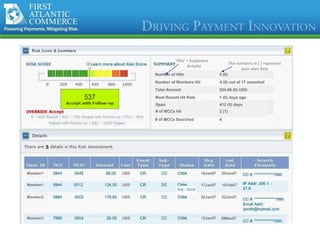 The numbers in ( ) represent your own data ‘ Hits’ = Suspicious  Activity 