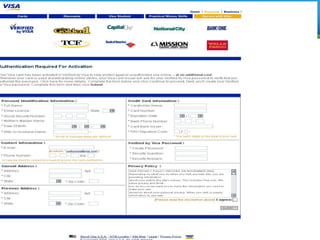 What are the Problems with 3-D Secure?  Copyright First Atlantic Commerce Ltd 2009 