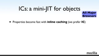 ICs: a mini-JIT for objects                       All Major
                                                          Brow...