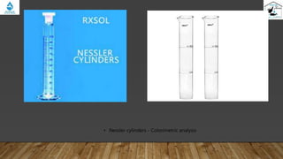 • Nessler cylinders - Colorimetric analysis
 
