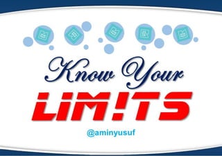 Know Your Limits | Batasan Toleransi Dalam Islam @amin yusuf