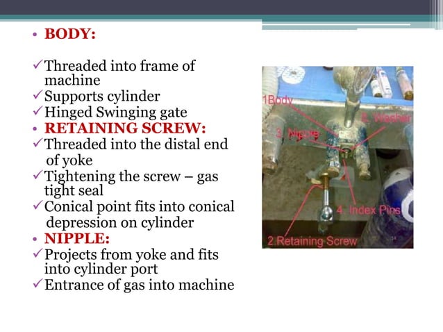 The basic anaesthesia machine | PPTX
