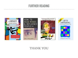 FURTHER READING
THANK YOU
 