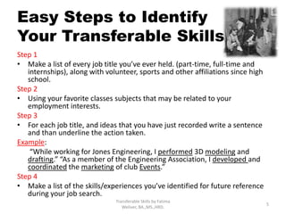 transferable Skills Presentation | PPTX
