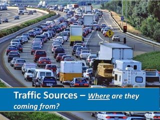 Traffic Sources – Where are they
coming from?
 