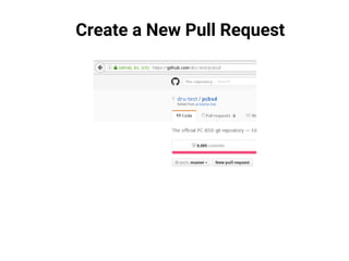 Create a New Pull Request
 