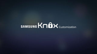 Knox customization for hospitality industry