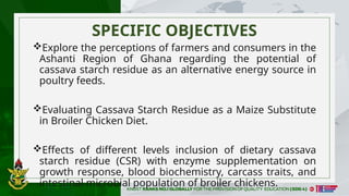 cassava star residue as replacement for maize and enzyme supplements in ...