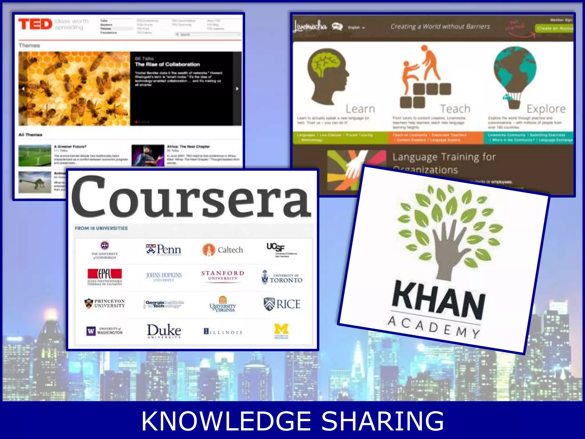 KNOWLEDGE SHARING