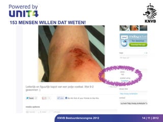 153 MENSEN WILLEN DAT WETEN!




                 KNVB Bestuurderscongres 2012   14 | 11 | 2012
 