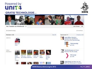 GRATIS TECHNOLOGIE...




                  KNVB Bestuurderscongres 2012   14 | 11 | 2012
 