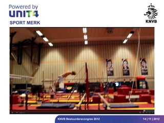 SPORT MERK




             KNVB Bestuurderscongres 2012   14 | 11 | 2012
 