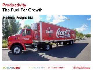 Productivity
The Fuel For Growth
National Freight Bid
 